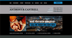 Desktop Screenshot of anthonycantrell.com