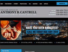 Tablet Screenshot of anthonycantrell.com